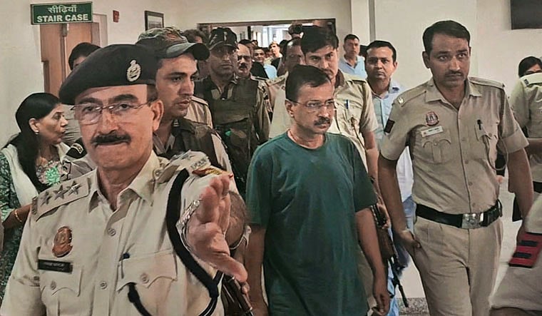 PTI : Delhi Chief Minister Arvind Kejriwal in custody |